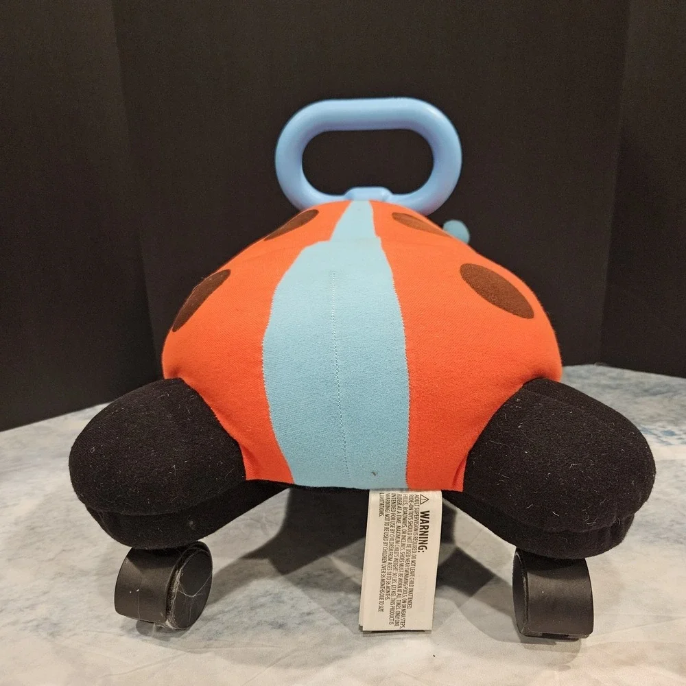 Vintage Little Tikes Ladybug Ride On Scooter Plush Toddler Toy Red Black‎